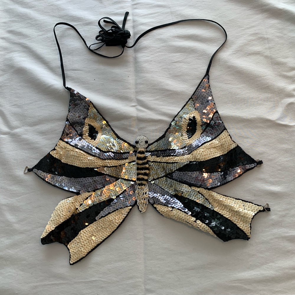 Sequin Butterfly Top